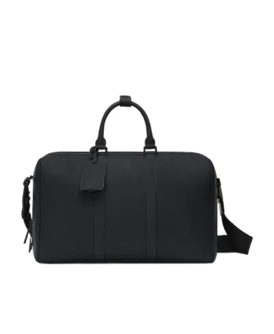 Gucci Large Gg-logo Duffle Bag In Black