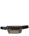 Gucci Large Gg Supreme Canvas & Leather Belt Bag