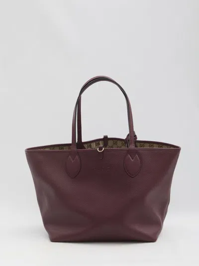 Gucci Large  Totissima Reversible Bag In Red