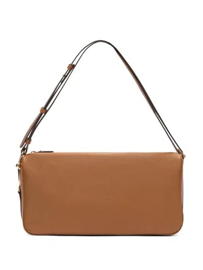 Gucci Large Half Horsebit Tote Bag In Brown