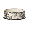 Gucci Large Herbarium Print Pet Bowl In Weiss