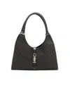 Gucci Large Jackie Bardot Bag In Black