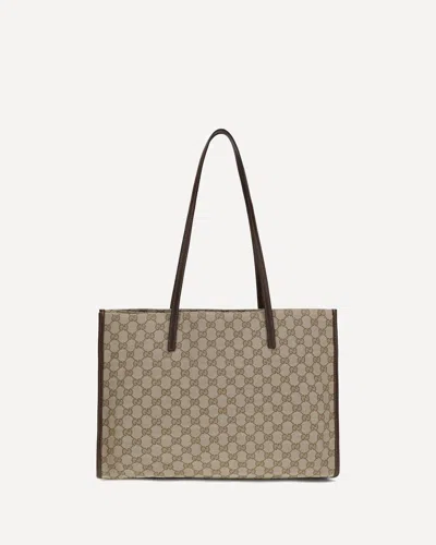 Gucci Large Gg Supreme Londra Tote Bag In Multi