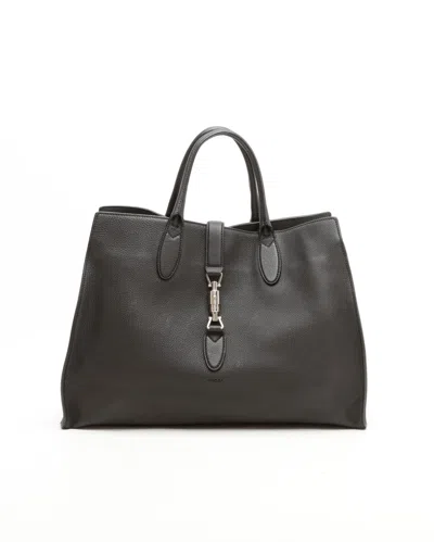 Gucci Large New Jackie Soft Tote Bag In Black