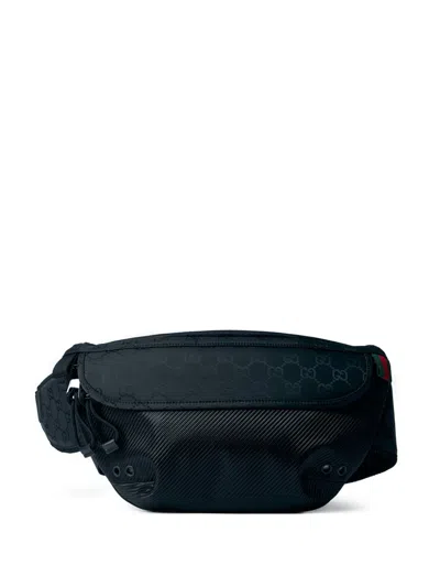 Gucci Large Nexus Gg Motif Belt Bag In Black