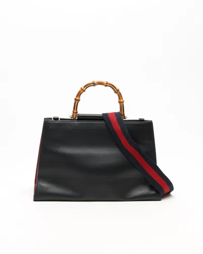 Gucci Large Nymphaea Bag In Black