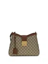 Gucci Padlock Gg Canvas Hobo Bag In Brown