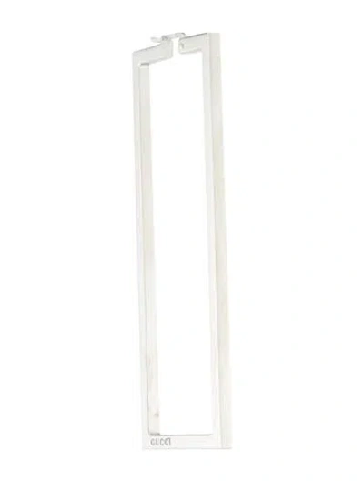 Pre-owned Gucci Large Rectangular Single Hoop Earring In Multi