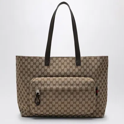 Gucci Large Shopping Bag In Gg Fabric