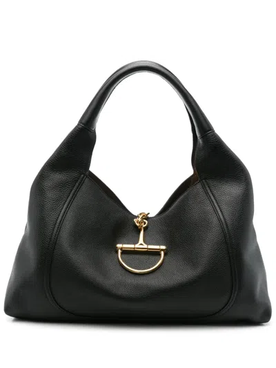 Gucci Large Softbit Tote Bag In Black
