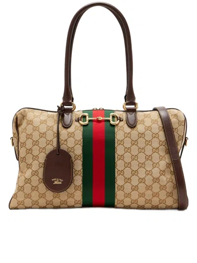 Gucci Large Tote Bag In Brown