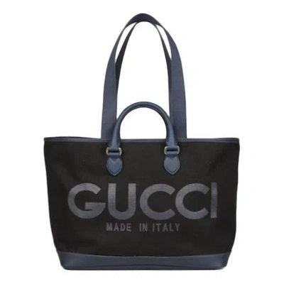 Gucci Large Tote Bag With  Print 'black'