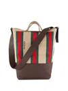 Gucci Men Large Tote Bag In Brown