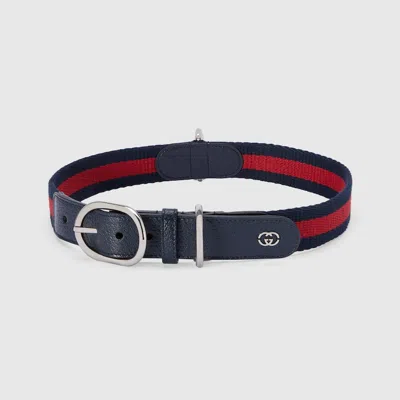 Gucci Large/extra-large Pet Collar In Blue