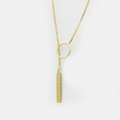 Pre-owned Gucci Lariat Necklace Yellow Gold 18k Necklace Gold
