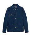 Gucci Denim Jacket With Chest And Front Pockets In Blue