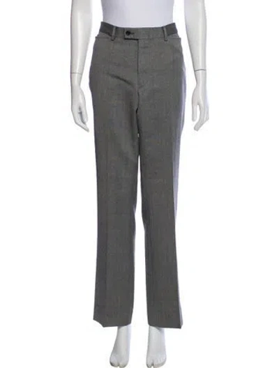 Pre-owned Gucci Late 1990's - Early 2000's Straight Leg Pants In Gray