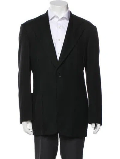 Pre-owned Gucci Late 2000's - Early 2010's Wool Blazer In Black