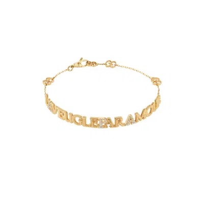 Gucci Laveugle Par Amour Bracelet In Gold