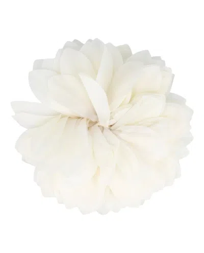Gucci Layered Flower Silk Brooch With Signature Emblem