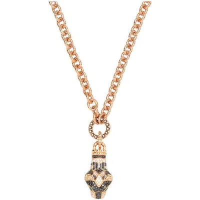 Gucci Le Marche Des Merveilles 18k Gold 6.4 Ct Diamond Cable Chain Necklace Size 17.72 Inches Ybb434