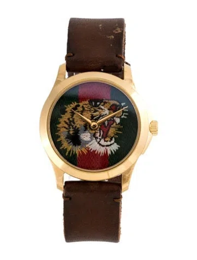 Pre-owned Gucci Le Marche Des Merveilles Watch In Multicolor