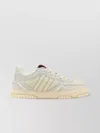 Gucci Leather And Teddy Re-web Sneaker In White
