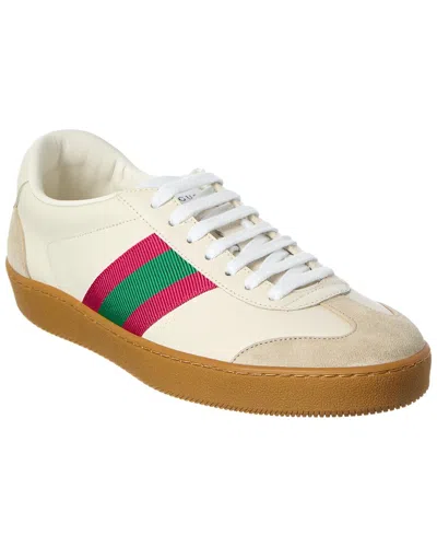 Gucci Leather & Suede Sneaker In Multi