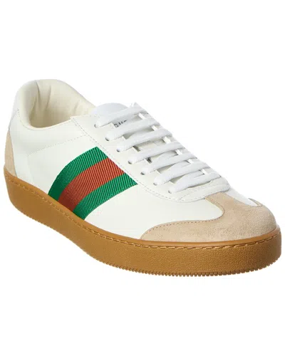 Gucci Leather & Suede Sneaker In Multi