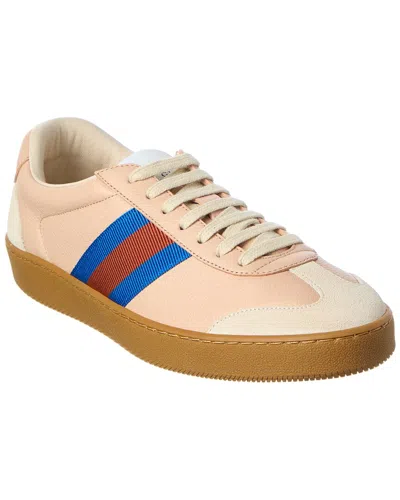Gucci Leather & Suede Sneaker In Neutral