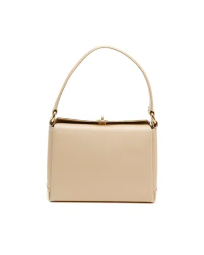 Gucci Leather Bag In Beige