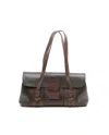 Gucci Leather Bag In Blue