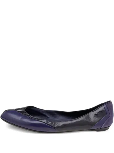 Pre-owned Gucci Leather Ballet Flats