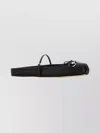 Gucci Leather Ballet Flats Featuring Metal Detail In Black