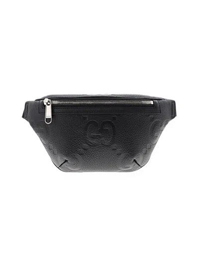 Pre-owned Gucci Leather Belt Bag In Black
