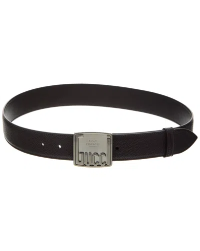 Gucci Leather Belt In Black