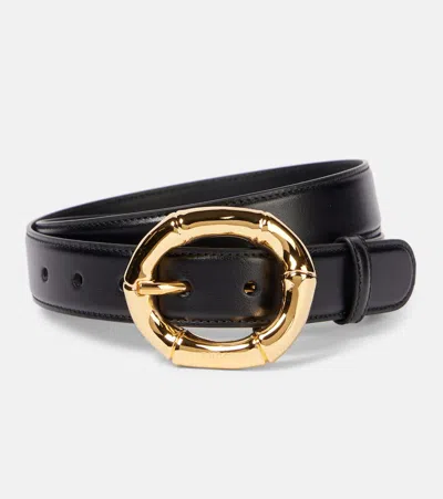 Gucci Leather Belt In Black