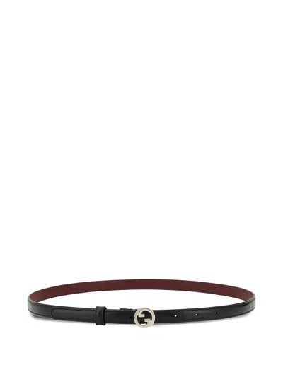 Gucci Leather Belt In Black