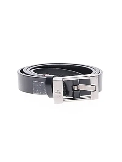 Pre-owned Gucci Leather Belt In Black