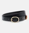 Gucci Leather Belt In Black
