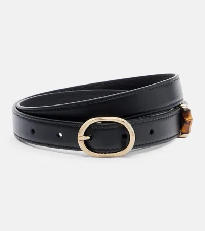 Gucci Leather Belt In Black