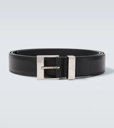 Gucci Leather Belt In Black