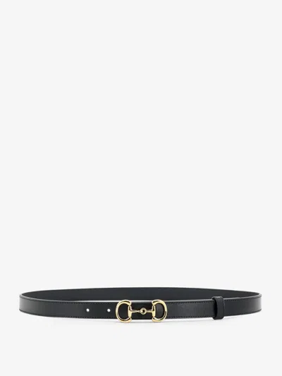 Gucci Leather Belt In Black