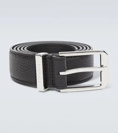 Gucci Leather Belt In Black