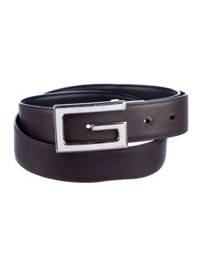 Pre-owned Gucci Leather Belt In Brown
