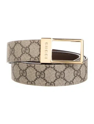 Pre-owned Gucci Leather Belt In Brown
