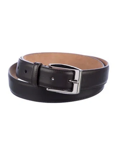 Pre-owned Gucci Leather Belt In Brown