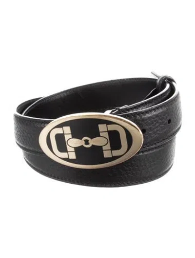 Pre-owned Gucci Leather Belt In Brown