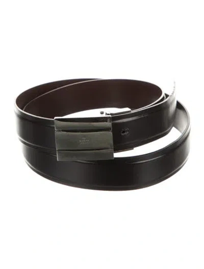 Pre-owned Gucci Leather Belt Kit In Multi