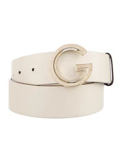 Pre-owned Gucci Leather Belt Kit In Neutral